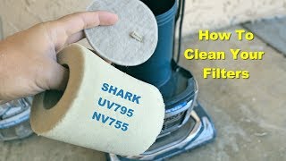 How to Clean Your Filters  Shark Vacuum UV795  NV755 [upl. by Consuelo]