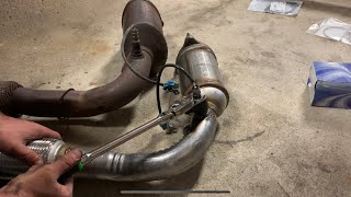 Chevy Equinox 24L Catalytic Converter Replacement [upl. by Ahseka]