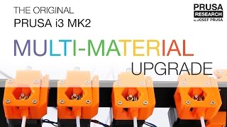 Original Prusa i3 MK2 Multi Material upgrade release  dualquad extrusion [upl. by Nnylidnarb210]