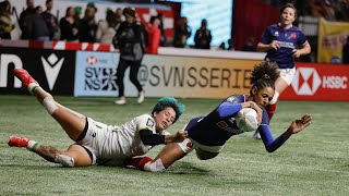 France 7 féminin  Les essais de Vancouver [upl. by Shaylyn]