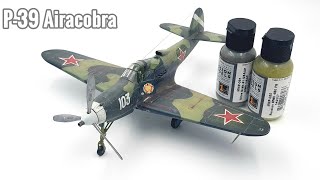 P39 Airacobra  Eduard 148 scale model aircraft [upl. by Ynned]