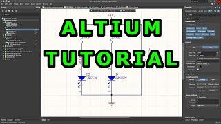 Tutorial 1 for Altium Beginners How to draw schematic and create schematic symbols [upl. by Benis]