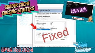 Msfs2020Performance Stutter Fix Delete quotALLquot Shader Cache to Improve Performance Updated 2024 [upl. by Amo]