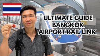 Bangkok Airport to City Your Ultimate Guide to the Airport Rail Link 🇹🇭 [upl. by Acirtap]