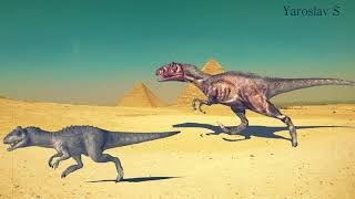 Stampede dinosaurs in Egypt [upl. by Collis]