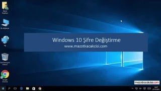 Windows 10 Şifre Değiştirme [upl. by Dnarb279]