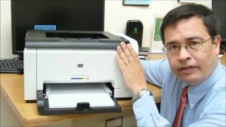 Product Intro to Hewlett Packard LaserJet Pro CP1025nw Color Printer [upl. by Lobel]