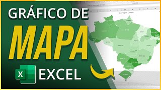 COMO CRIAR GRÁFICO DE MAPA NO EXCEL  Melhores seus Relatórios e Dashboards no Excel [upl. by Nikita]