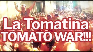 TOMATO WAR  LA TOMATINA SPAIN GoPro HD [upl. by Notnats]