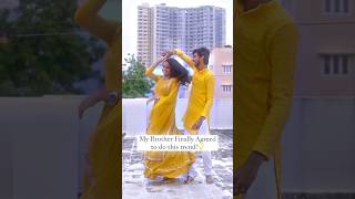 Finally we did it 🔥 shorts shortvideo shortsfeed trending siblings love song reels [upl. by Elaynad]