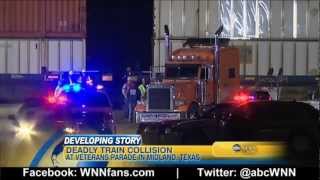 Train Hits Truck Carrying Veterans 4 Dead [upl. by Jonell310]