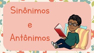 Sinônimos e antônimos [upl. by Maggie]