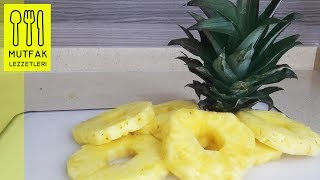 Ananas Nasıl Soyulur 🍍 [upl. by Sivam]