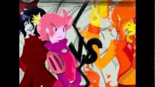 FionnaxMarshall Lee vs FionnaxFlame Prince vs FionnaxPrince Gumball [upl. by Eillime]