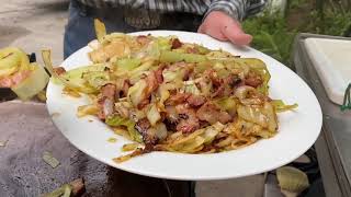 Flip Pallots Southern Smothered Cabbage Recipe  FIREDISC Cookers [upl. by Vannie712]