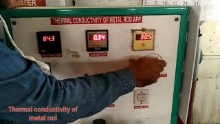 Experiment 3 Thermal conductivity of metal rod [upl. by February]