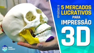 COMO GANHAR DINHEIRO COM IMPRESSÃO 3D 5 MERCADOS LUCRATIVOS EP 8 [upl. by Dich37]