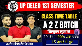 UP Deled 1st Semester 2024  Best Batch syllabus time table🔥Up deled 1st semester exam date 2024 [upl. by Anileh74]