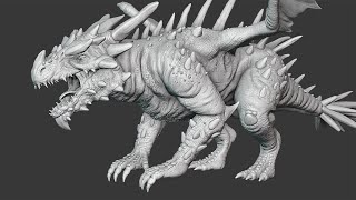 Create a Dragon Part 1  Sculpting Timelapse [upl. by Downes]