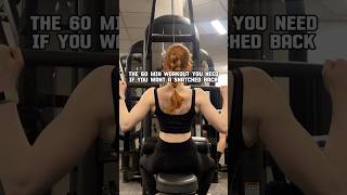 60 Min BACK Workout For a SNATCHED BACK 💅 shorts backworkout backday gymworkout [upl. by Kizzee]