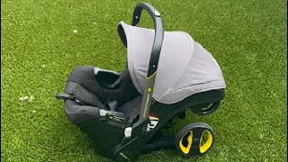 Doona Car Seat amp Stroller Nitro Black All in One Travel System Review [upl. by Eiuqnimod640]