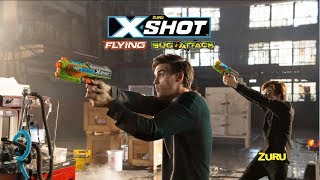 XShot Flying Bug Attack  NEW Blasters from ZURU XShot  Can You Hit the Flying Mystery Targets [upl. by Ahsilat455]