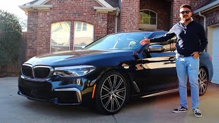 2018 BMW M550i Xdrive Review A bargain M5 [upl. by Seafowl602]