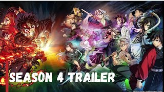 Demon Slayer Season 4 Official Trailer  Hashira Training Arc [upl. by Jennilee184]