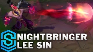 Nightbringer Lee Sin Skin Spotlight  PreRelease  League of Legends [upl. by Jillian690]