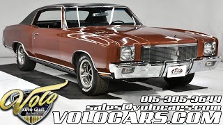 1971 Chevrolet Monte Carlo for sale at Volo Auto Museum V19695 [upl. by Gnivri]