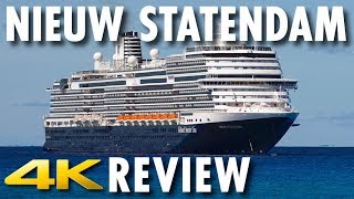 Nieuw Statendam Tour amp Review  Holland America Line  Cruise Ship Review 4K Ultra HD [upl. by Akinnor]