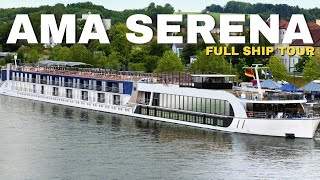 AMA Serena  Full Ship Walkthrough Tour amp Review 4K  AMA Waterways River Cruise [upl. by Jenni359]