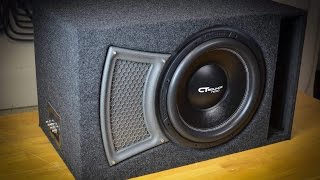 CT Sounds How To  Build a Subwoofer Box for a 15quot Sub [upl. by Dviad]