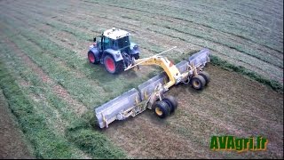 DJI Phantom amp PNJ ROC 12m sur un FENDT à la luzerne en 2014 [upl. by Notseh]