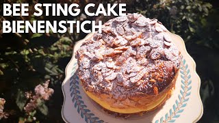 How to make Bienenstich  Classic German Bee Sting Cake [upl. by Modesta]