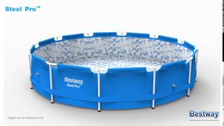 Bestway Pool Steel Pro Pool 366 x 76 cm [upl. by Fairfax]