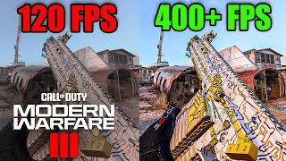 EU TESTEI TUDO e PEGUEI 400 FPS MELHORES CONFIGS para o MODERN WARFARE 3 [upl. by Ronile]