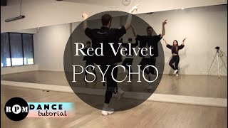 Red Velvet “Psycho” Dance Tutorial Chorus [upl. by Dich]