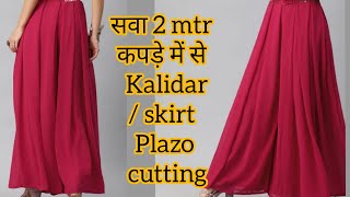 plazo pant cutting and stitching easy way to cut and stitching plazo pant [upl. by Carolynne]