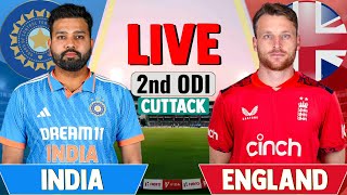 Live India Vs England 2nd ODI Match Live Score amp Commentary  IND vs ENG Today ODI Match [upl. by Ursi454]