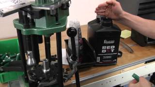 RCBS GRAND Shotshell Reloading Press Unloading Powder and Shot [upl. by Spooner729]