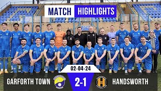 Garforth Town 21 Handsworth 020424 [upl. by Melcher]