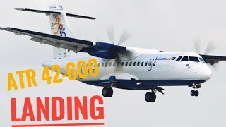 Bahamasair ATR 42600 Cockpit Landing [upl. by Llehcim620]