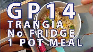 GP14 1 flame no fridge FODMAP Galleybox Trangia meal [upl. by Forrest]