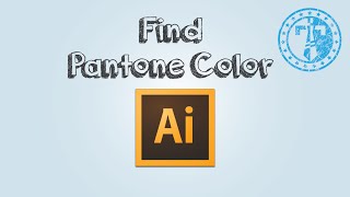 How to find pantone color code in Adobe Illustrator [upl. by Onit35]