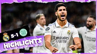 Real Madrid 51 Celtic  Highlights  Champions League [upl. by Loria869]