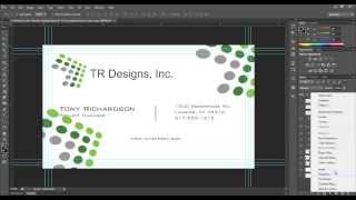 Business Card Tutorial  Create Your Own  Photoshop [upl. by Lehmann330]