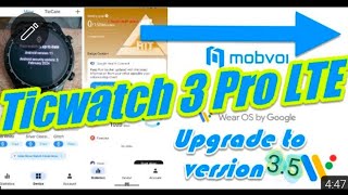 Ticwatch Pro 3 LTE  Upgrade to Wear OS 35  This update was long overdue [upl. by Shara]