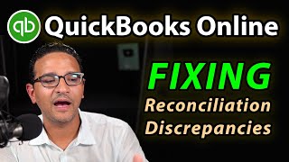 QuickBooks Online Fixing Reconciliation Discrepancies [upl. by Danais432]