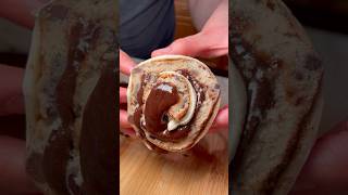 Cookie amp brownie stuffed cinnamon rolls shorts [upl. by Lunneta]